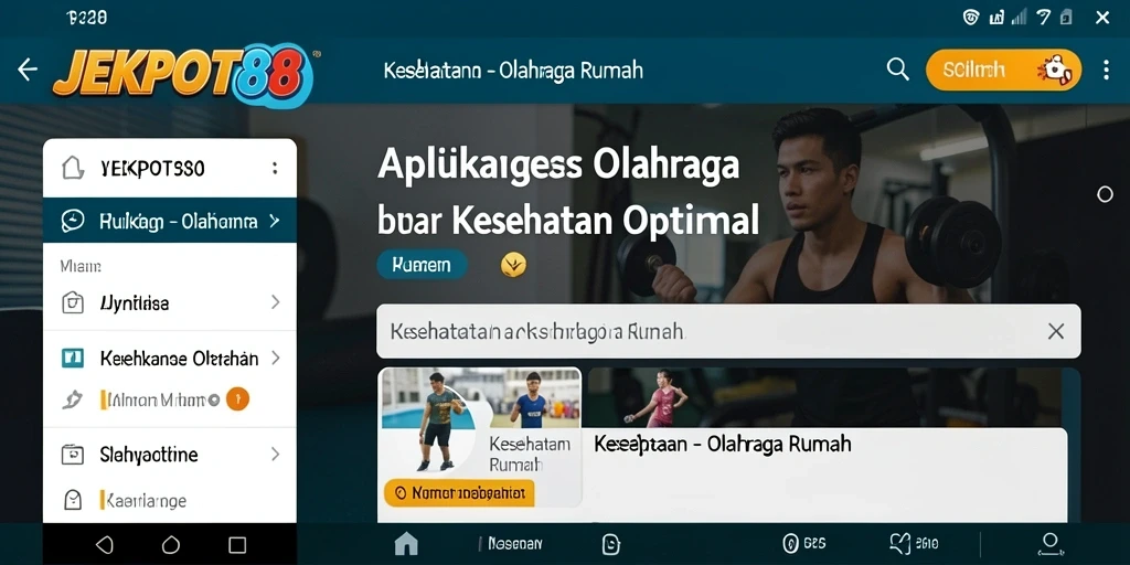 Antarmuka JEKPOT88 yang intuitif untuk olahraga rumah.