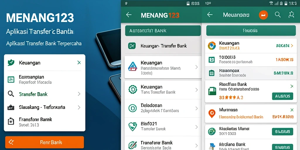 Antarmuka sederhana dan fungsional dari MENANG123.